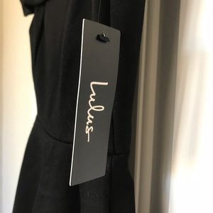 Black LuLus off the shoulder dress